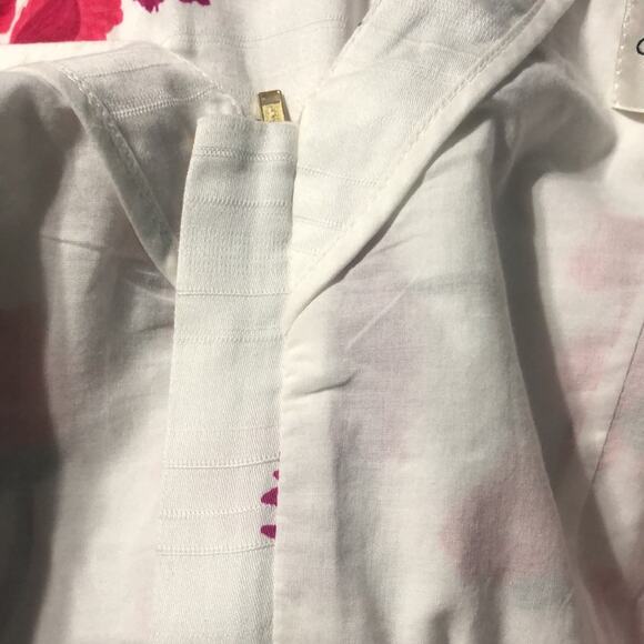 Milly White Floral Print Dress Women’s Size 0 - Picture 3 of 7